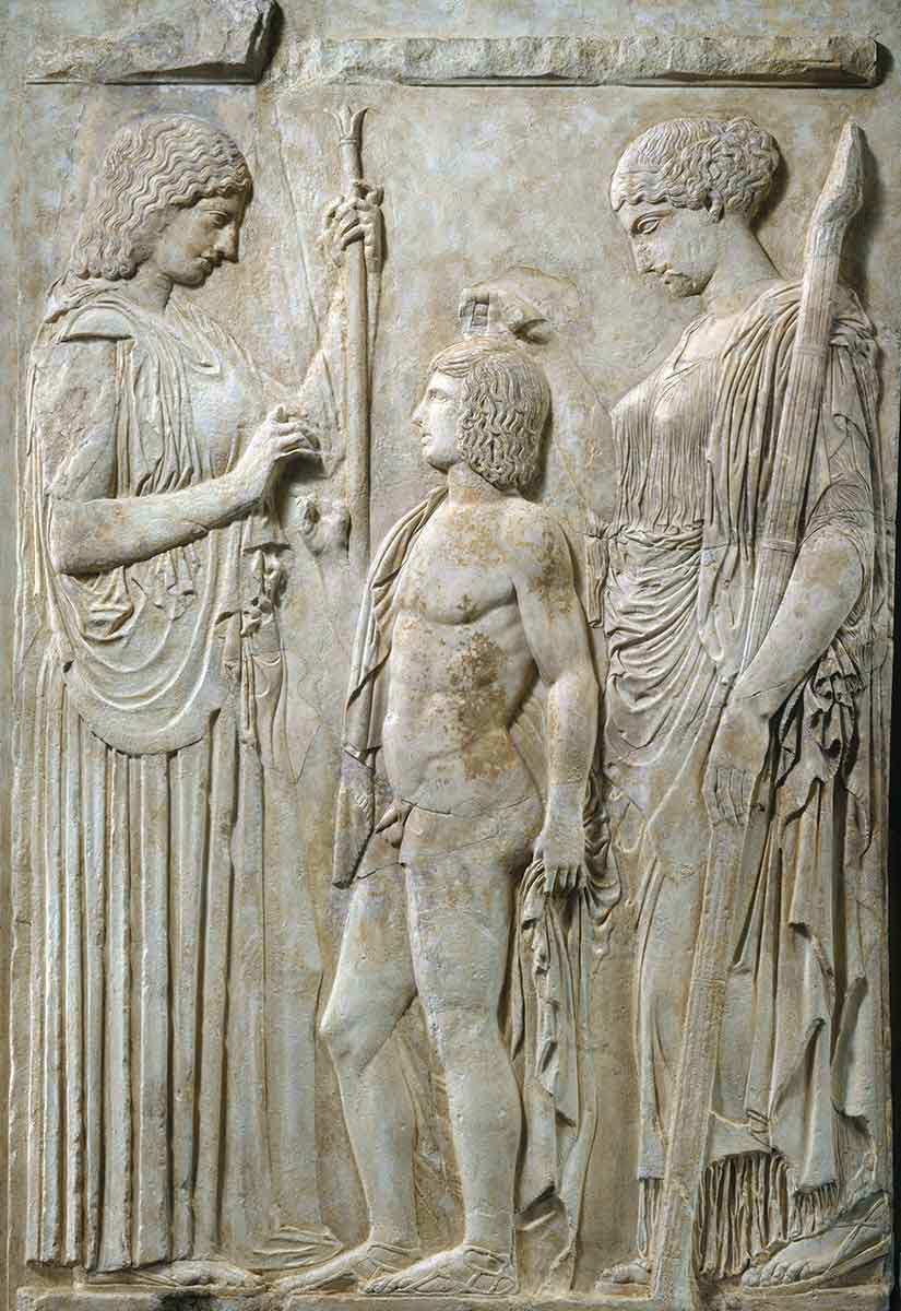 triptolemus demeter eleusis relief